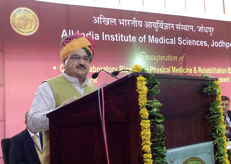 The Union Minister for Health and Family Welfare, Shri J.P. Nadda addressing at ..