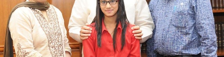 Ms. Maryam Asif Siddiqui, winner of Bhagavad Gita Champion League, accompanied by ..