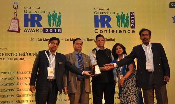 NSPCL -BHILLAI WINS “HR GREENTECH AWARDS 2015”