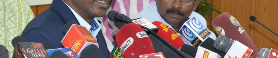 The Chennai Regional Passport Officer, Shri. K. Balamurugan briefing the media about ..