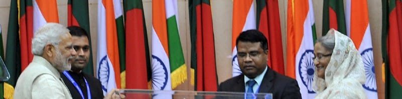 The Prime Minister, Shri Narendra Modi and the Prime Minister of Bangladesh, ..
