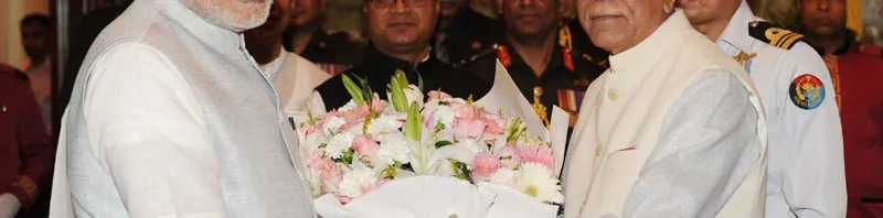 The Prime Minister, Shri Narendra Modi being received by the President of Bangladesh,..