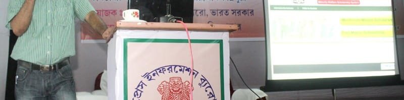 The media activist and journalist, Shri Jaydip Chakraborty addressing with the...