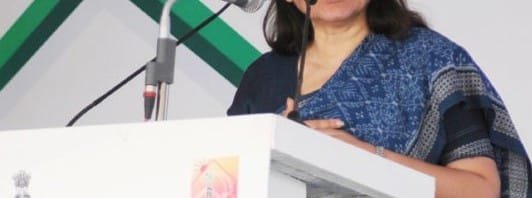 The Union Minister for Women and Child Development, Smt. Maneka Sanjay Gandhi ..