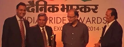 REC CONFERRED WITH INDIA PRIDE AWARDS 2014-15