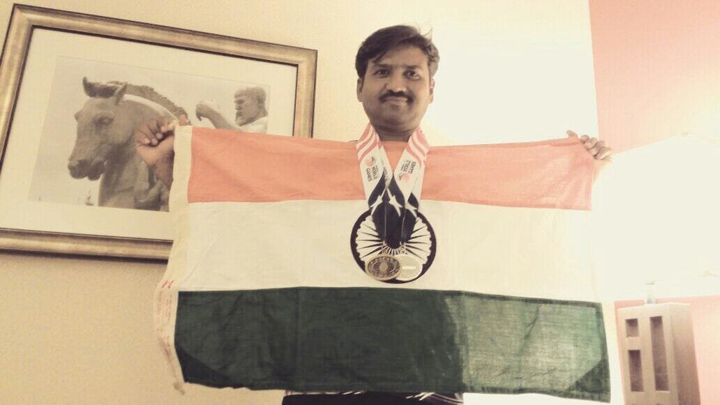 DELHI POLICE CONSTABLE JITENDER SINGH SHINES AT WORLD POLICE GAMES HELD AT UNITED STATES OF AMERICA