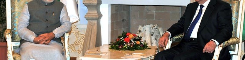 The Prime Minister, Shri Narendra Modi's tete-a-tete with the President of Tajikistan, ...