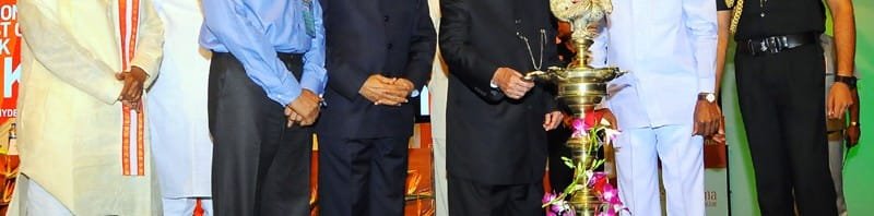 The President, Shri Pranab Mukherjee lighting the lamp at the presentation of ..
