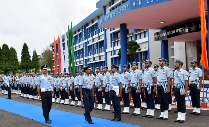 The Chief of the Air Staff, Air Chief Marshal Arup Raha being presented the..