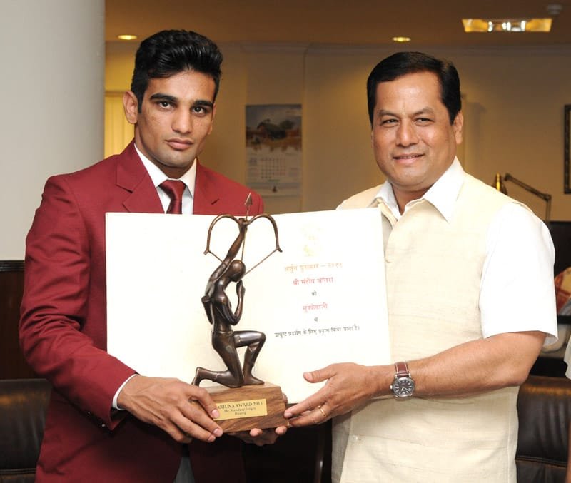 The Minister of State for Youth Affairs and Sports (Independent Charge), Shri Sarbananda Sonowal ..