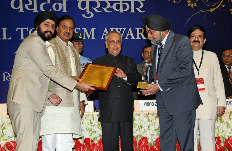 The President, Shri Pranab Mukherjee presented the National Tourism Awards 2013-14,..