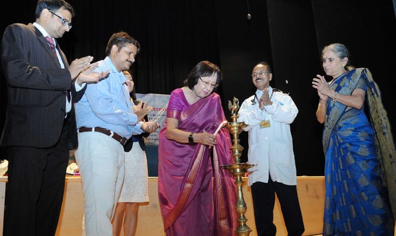 The Union Minister for Minority Affairs, Dr. Najma A. Heptulla lighting the lamp at..