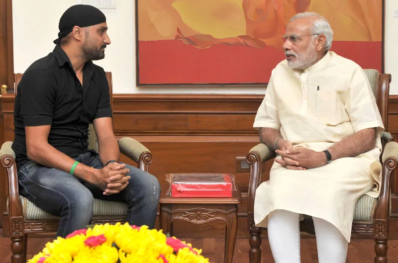 Indian cricketer, Shri Harbhajan Singh calls on the Prime Minister, Shri Narendra Modi, ..