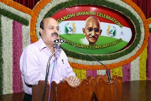 NLC CELEBRATES 146TH BIRTH ANNIVERSARY OF MAHATMA GANDHI