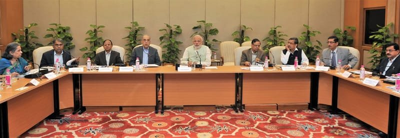 The Prime Minister, Shri Narendra Modi chairing a review meeting under PRAGATI, ..