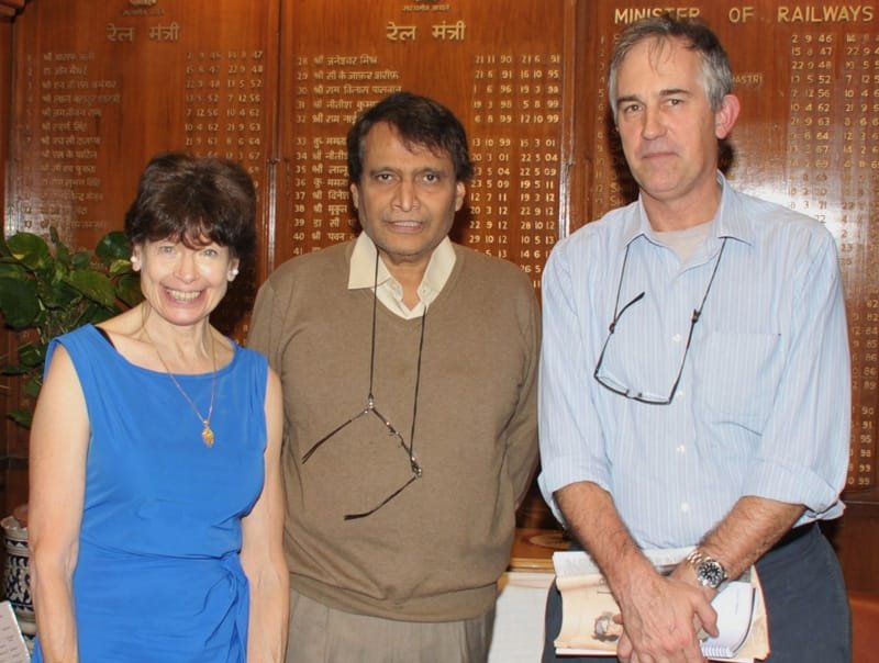 The Chief Correspondent, International Finance, Ms. Henny Sender meeting the ..