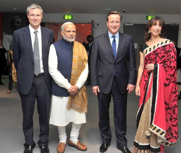 The Prime Minister, Shri Narendra Modi being received by the Prime Minister of..