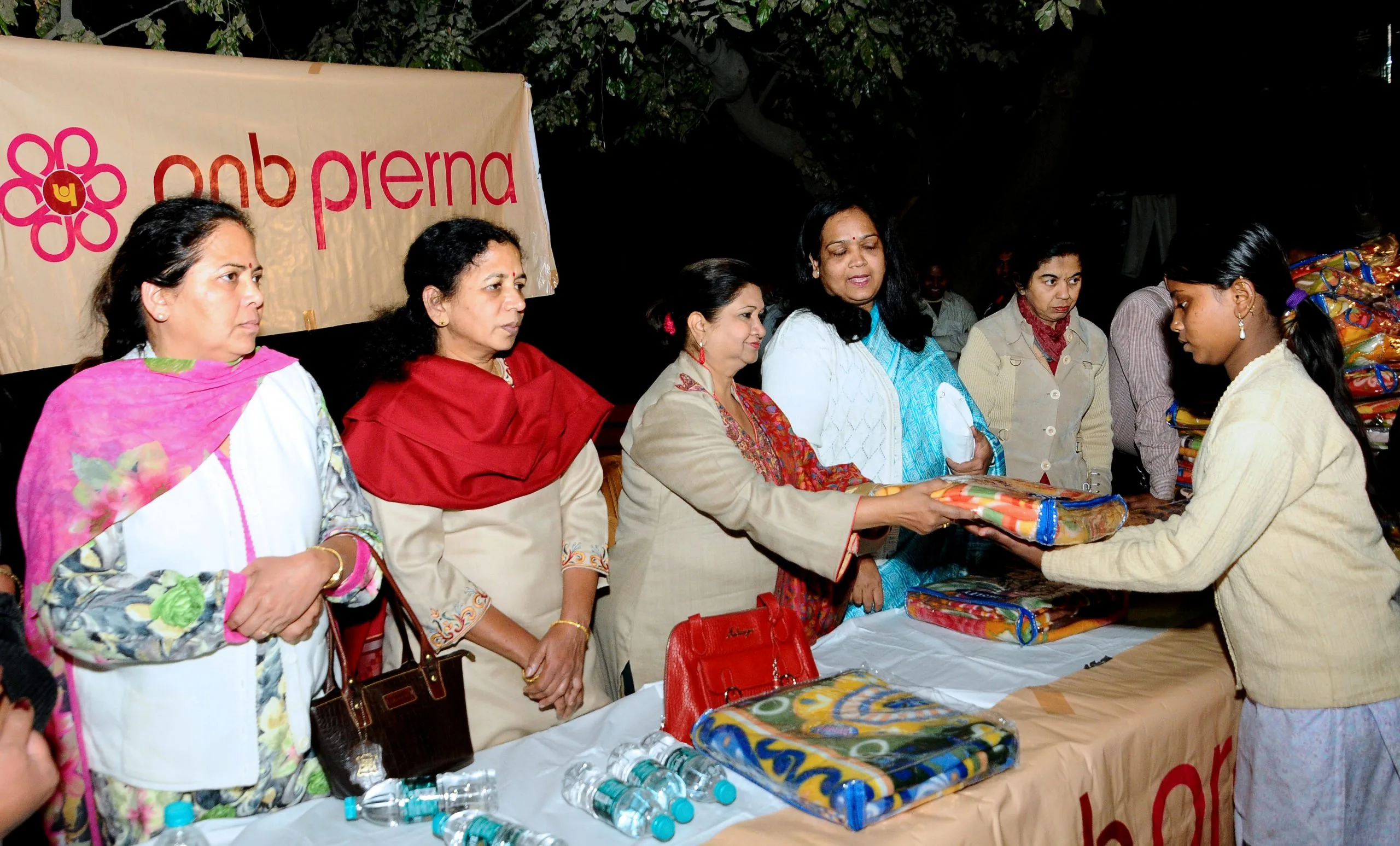 PNB Prerna initiates CSR Activity ,distributes blankets