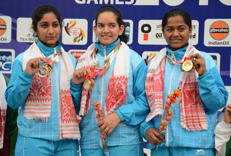 Anjum Moudgil of India won Gold Medal, Elizabeth Susan Koshy of India ...