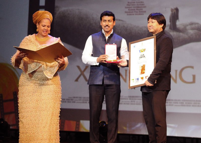 The Minister of State for Information & Broadcasting, Col…