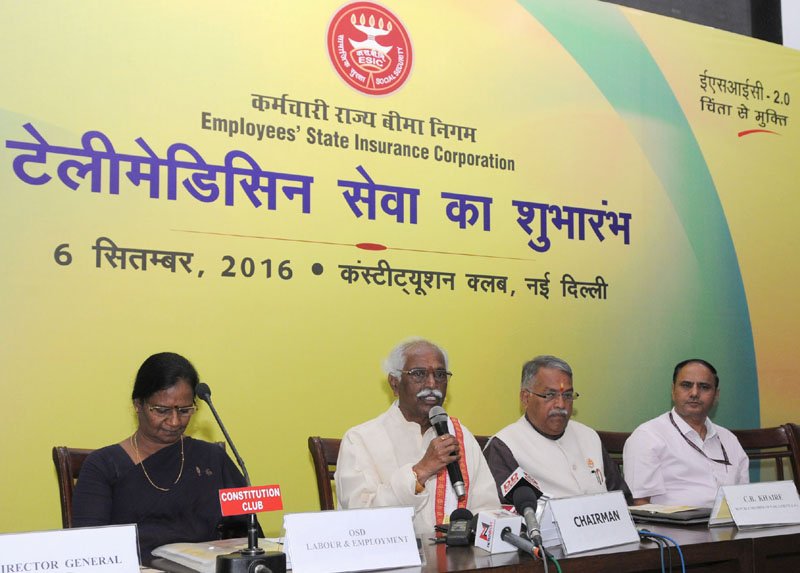 The Minister of State for Labour and Employment (Independent Charge), Shri Bandaru Dattatreya..