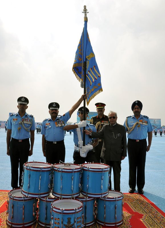 The President and Supreme Commander of the Indian Armed Forces, ..