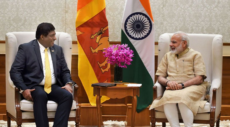 The Foreign Minister of Sri Lanka, Mr. Ravi Karunanayake meets PM