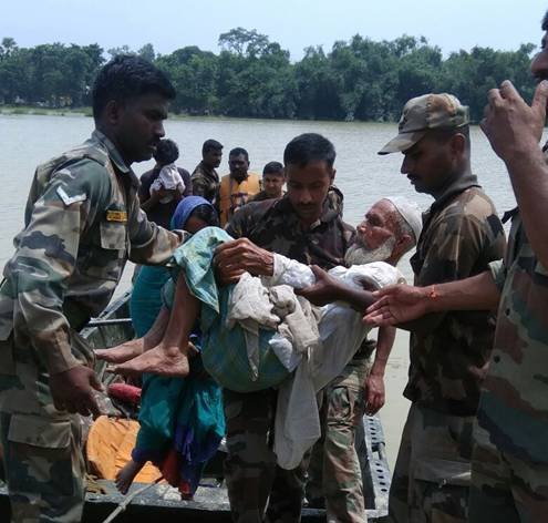 Army Lends a Helping Hand in Bihar Floods 