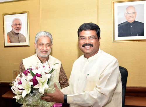 Dharmendra Pradhan entrusted with Petroleum and Natural Gas Ministry.
