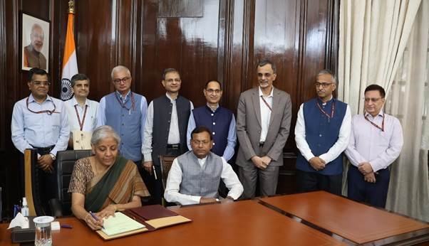 Nirmala Sitharaman assumes charge as the Union Minister for Finance and Corporate Affairs