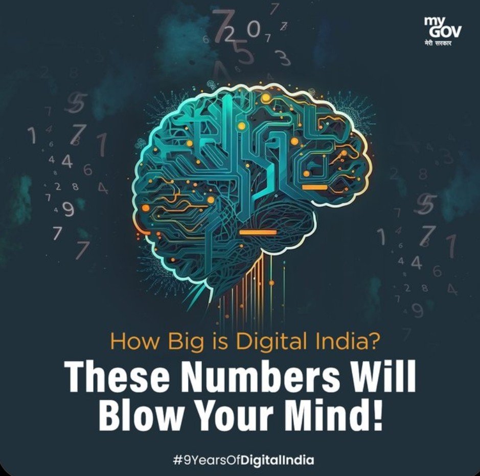 PM lauds 9 years of the Digital India initiative