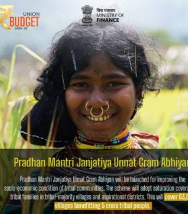 UNION FINANCE MINISTER ANNOUNCES ‘PRADHAN MANTRI JANJATIYA UNNAT GRAM ABHIYAN’ FOR IMPROVED SOCIO-ECONOMIC CONDITION OF TRIBAL COMMUNITIES