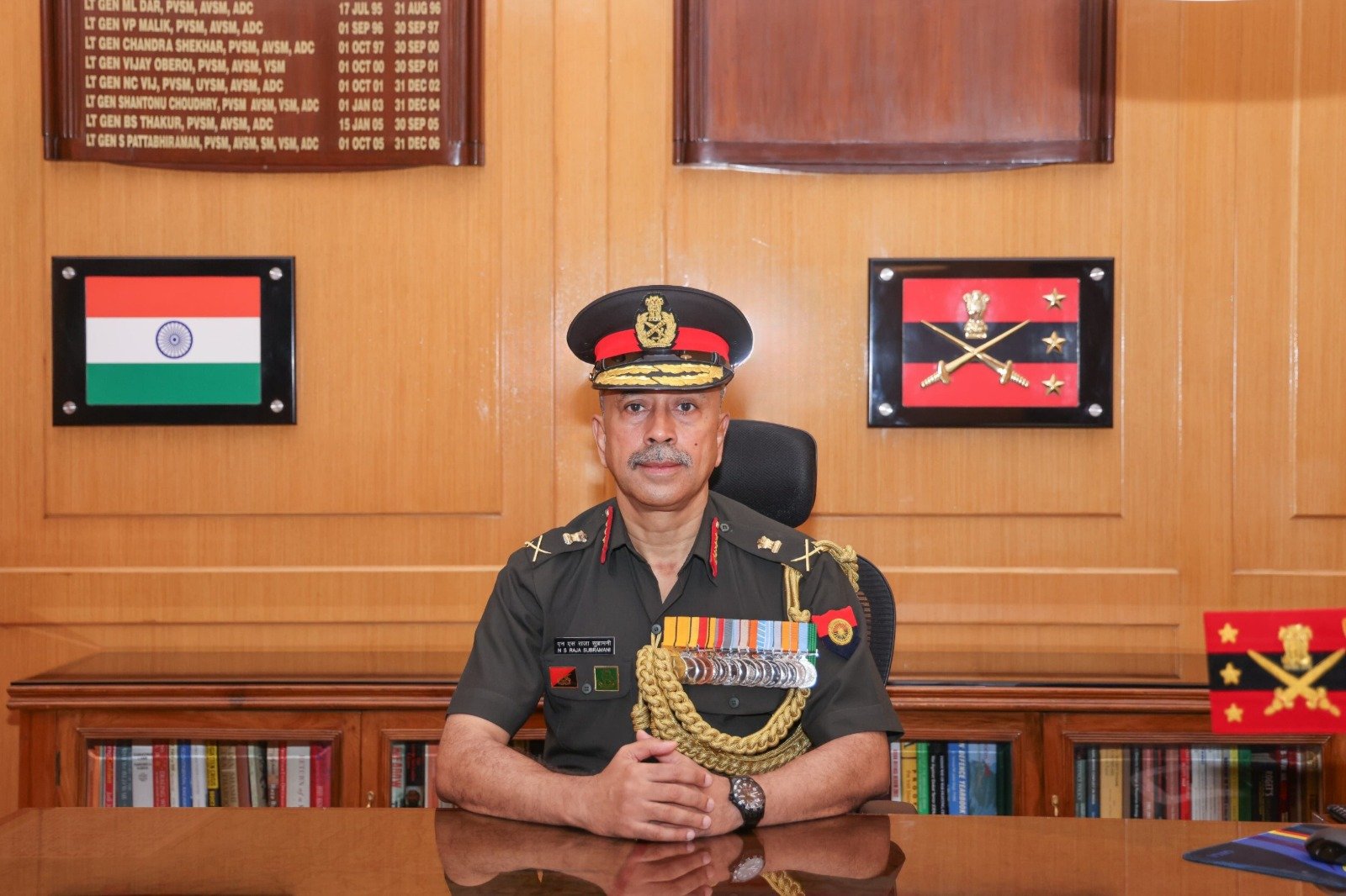 LIEUTENANT GENERAL NS RAJA SUBRAMANI, PVSM, AVSM, SM, VSM TAKES OVER AS VICE CHIEF OF ARMY STAFF