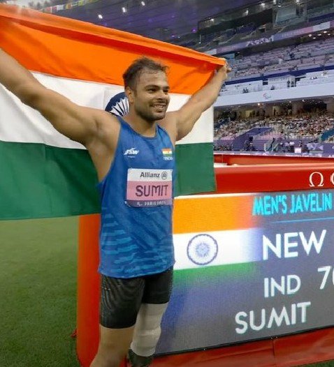 Prime Minister Narendra Modi congratulates Sumit Antil on clinching Gold in Javelin event at Paris Paralympics