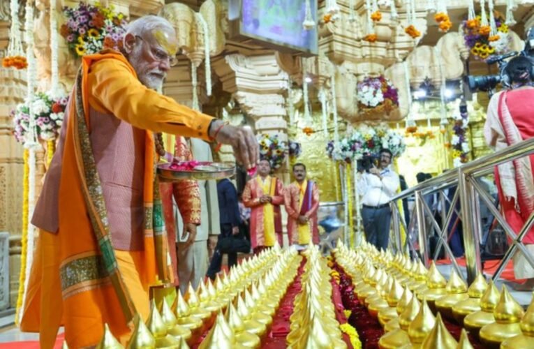 I felt blessed to have prayed at the Somnath Mandir; I prayed for the prosperity and good health of every Indian; This Temple manifests the timeless heritage and courage of our culture: Prime Minister