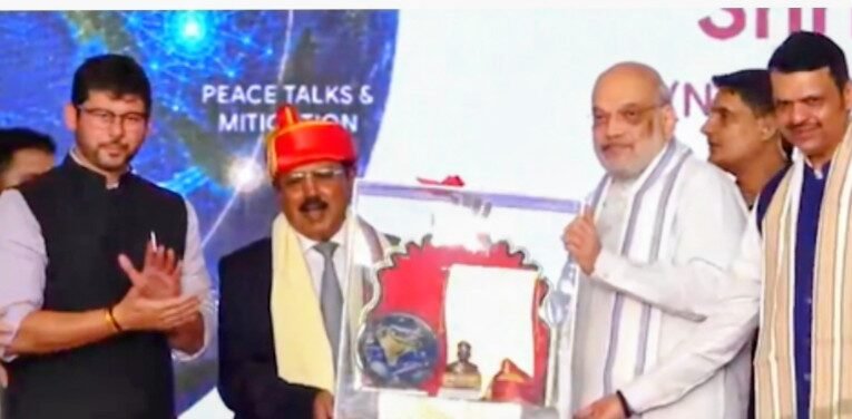 National Security Advisor (NSA) Ajit Doval, conferred with Lokmanya Tilak National Award presented by Amit Shah.